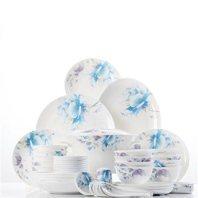 美女操毛网站48头聆听花开骨瓷礼品餐具套装